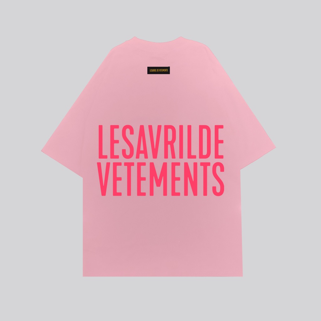 Áo thun Lesavril de Vetements LUMI - Pink