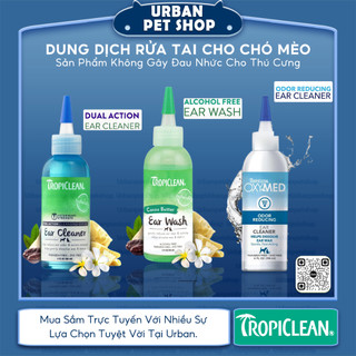Dung Dịch Rửa Tai Cho Chó Mèo Oxymed TropiClean - Phòng Ngừa Nhiễm Trùng Tai Cho Chó Mèo