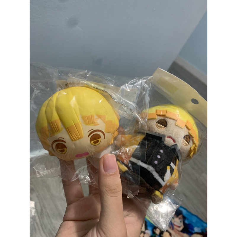 Goods Kimetsu No Yaiba - Khăn, Bánh Mì, Đậu Zenitsu, Mini Figure, Lookup Tanjiro, Lót Ly