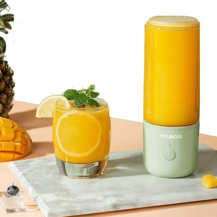 Máy Xay Sinh Tố Cầm Tay Huyndai - Máy Xay Hoa Qủa Mini Đa Năng Sạc Pin Tích Điện Chính Hãng