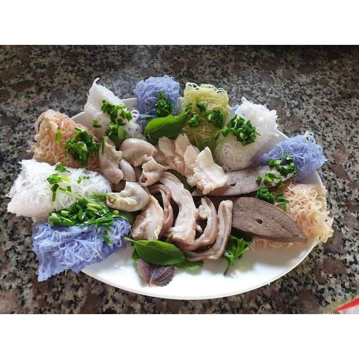 Bánh hỏi ăn liền rau củ ngũ sắc đặc sản Bình Định Vidata 300gr/gói