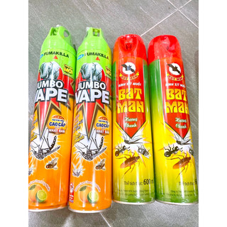 (TẶNG THÊM 60ml) CHAI BÌNH XỊT MUỖI,KIẾN,DÁN.MÙI HƯƠNG CHANH,CHAI TO 600ml