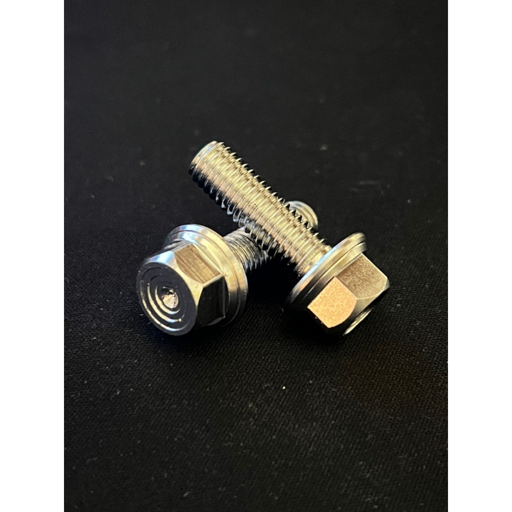 Combo 2 ốc inox 304 bắt pát heo dầu 8li25 gắn cho các dòng xe honda , Winer, Vario, Fu, Wave, ...mẫu Salaya trụ thái V2