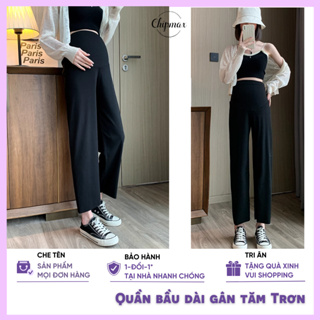 Quần bầu ống rộng quần bầu dài gân tăm suông hàng Việt Nam mặc nhà công sở