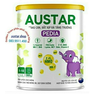 Sữa austar pedia 900g