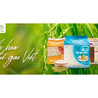 Combo 8 gói bún gạo trắng Jimmy date mới nhất chất lượng chuẩn châu Âu