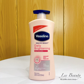 Sữa dưỡng thể vaseline màu hồng 725ml mỹ