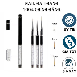 Cọ nét nail vẽ móng cán đá cao cấp 3 size tuỳ chọn