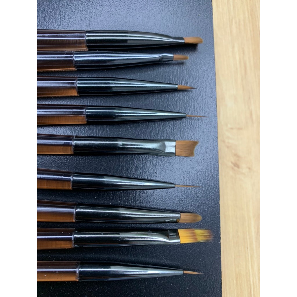 Bộ 9 cây cọ vẽ móng nail cao cấp chuyên nghiệp