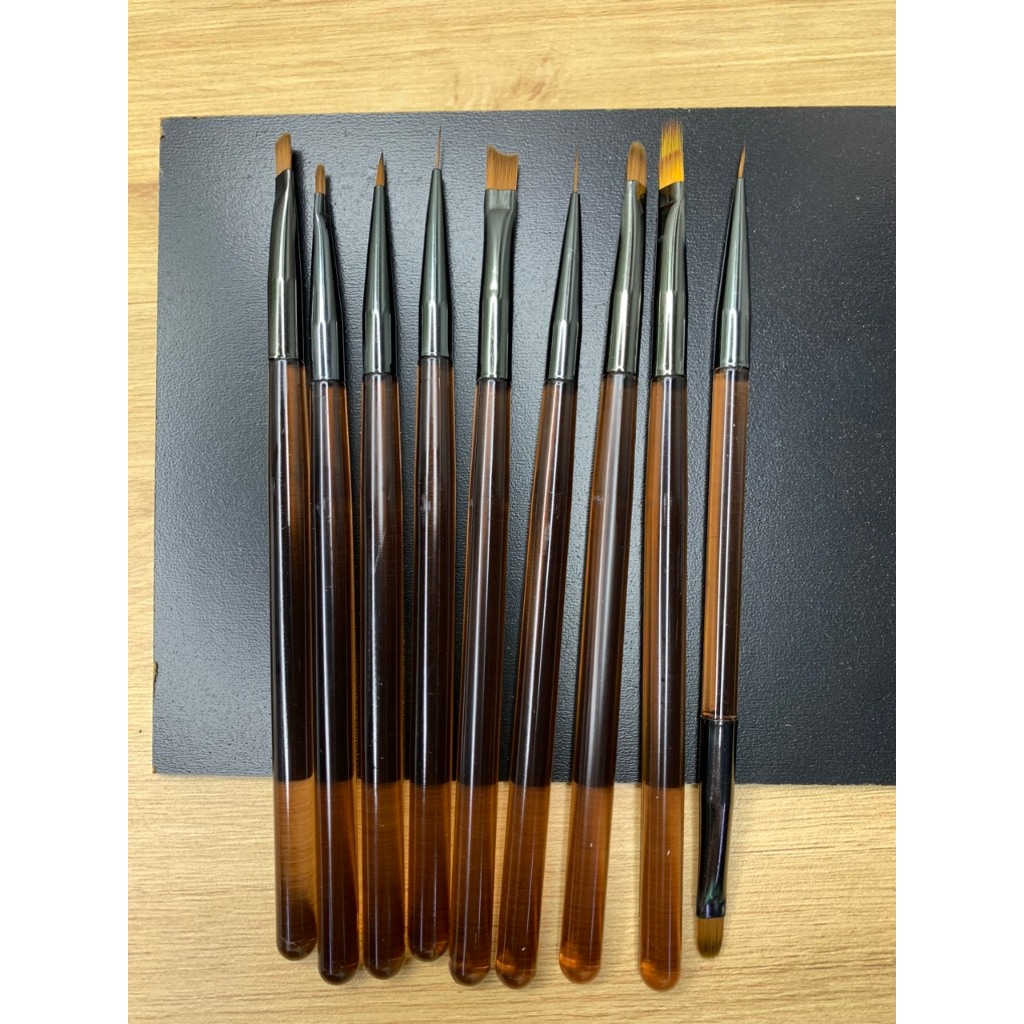 Bộ 9 cây cọ vẽ móng nail cao cấp chuyên nghiệp