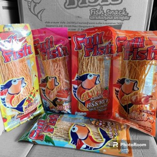 Cá khô sợi Full Fish vị Cay, vị BBQ Và vị Cua và vị Gà Nướng, vị mực 70g Thái Lan