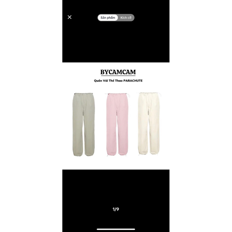 Pass quần hồng bycamcam size L