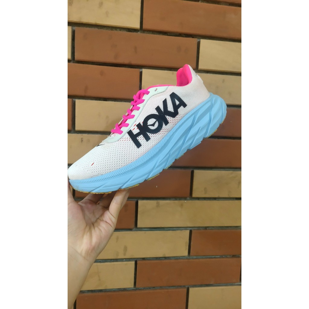 GIÀY CHẬY BỘ HOKA hồng đen- blackpink- running shoes đậm (Bền, Nhẹ, Đẹp, Êm Chân) Giay Tập Gym