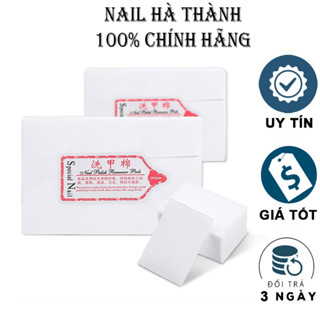 Giấy lau gel nail cứng loại xịn không rụng lông gói 1000 miếng dụng cụ làm nail Hà Thành Chính Hãng