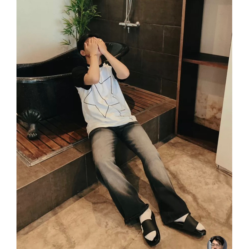 Áo thun phông Raglan logo tay nam nữ PINK tay lỡ form rộng NGÔI SAO Unisex