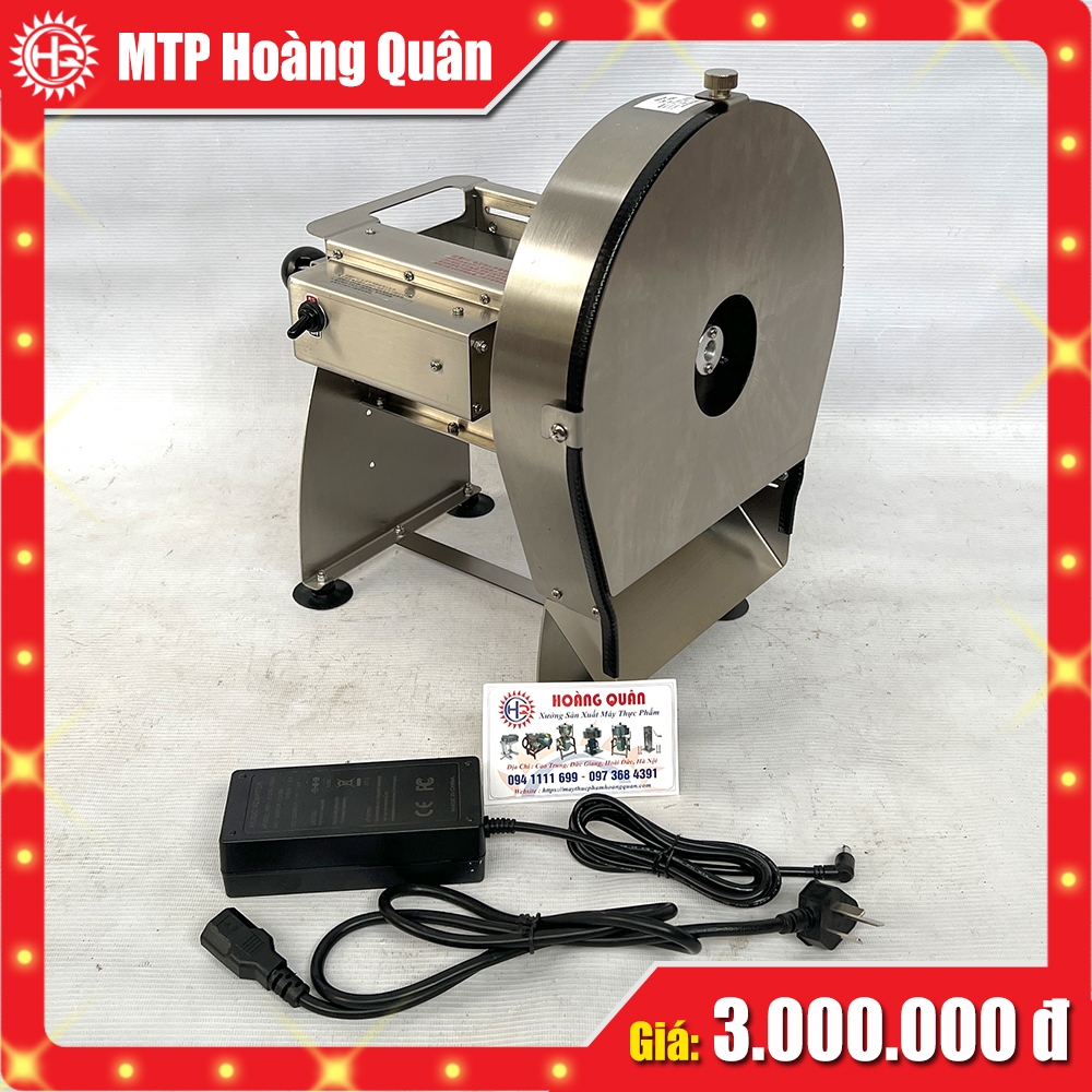 Máy thái sợi, thái lát trái cây, củ quả QUAY ĐIỆN - KIỂU TRÒN