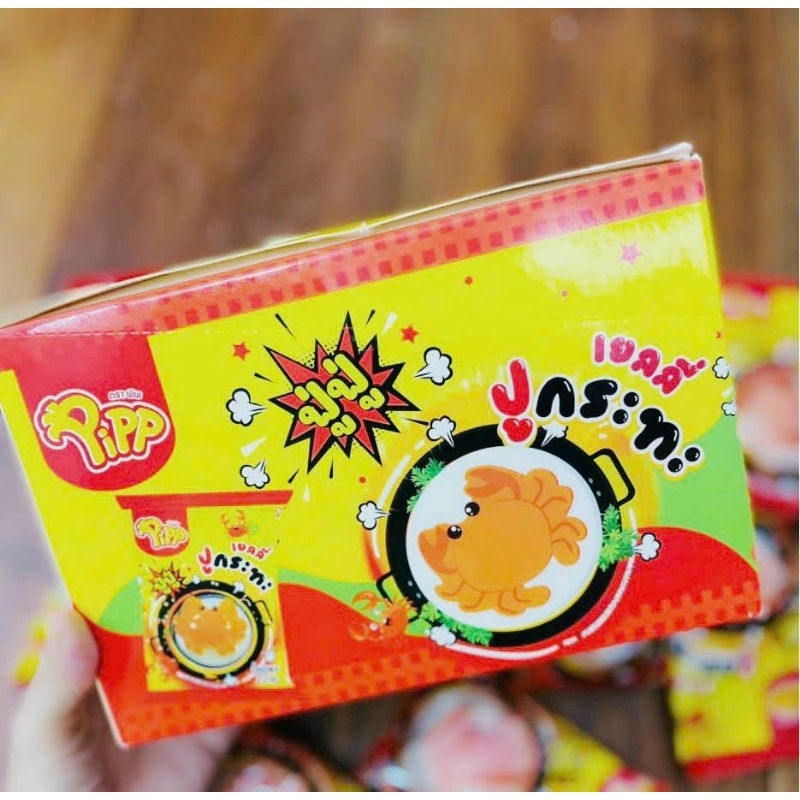 KẸO THẠCH HÌNH CON CUA PIPP THÁI LAN GÓI 22G