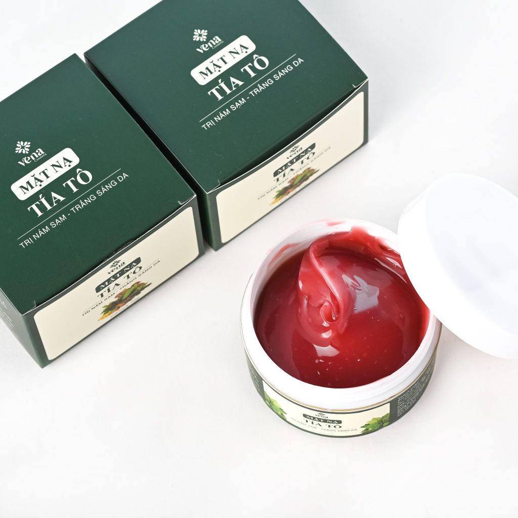 Mặt nạ tía tô giúp giảm nám sạm dưỡng trắng da Vena 120gr