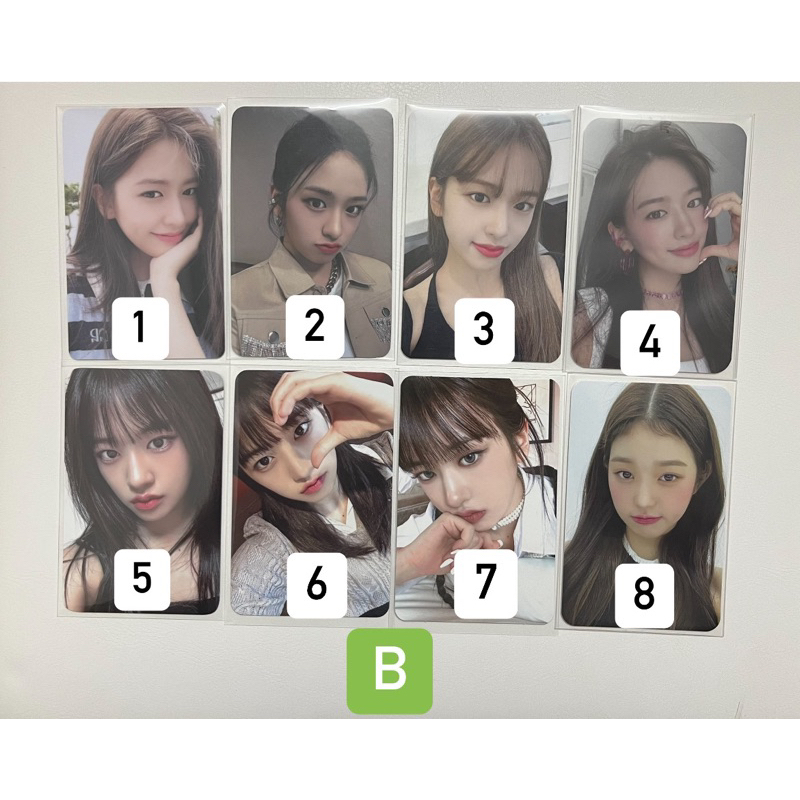 Ảnh thẻ bo góc IVE có sẵn