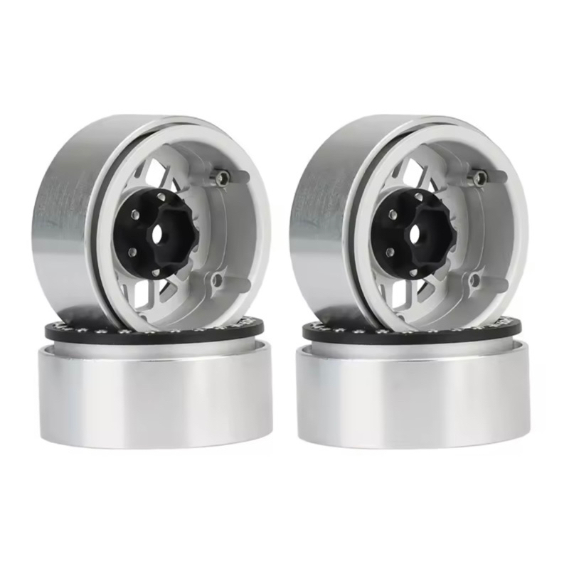 Set 4 Vành Bánh Xe 1.9 Inch Bằng Hợp Kim Nhôm TRX4 Axial SCX10 III AXI03007 GRT EX86190 1/10