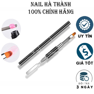 Cọ đắp gel gôm 2 đầu tiện dụng, cọ đắp móng nail chuyên dụng
