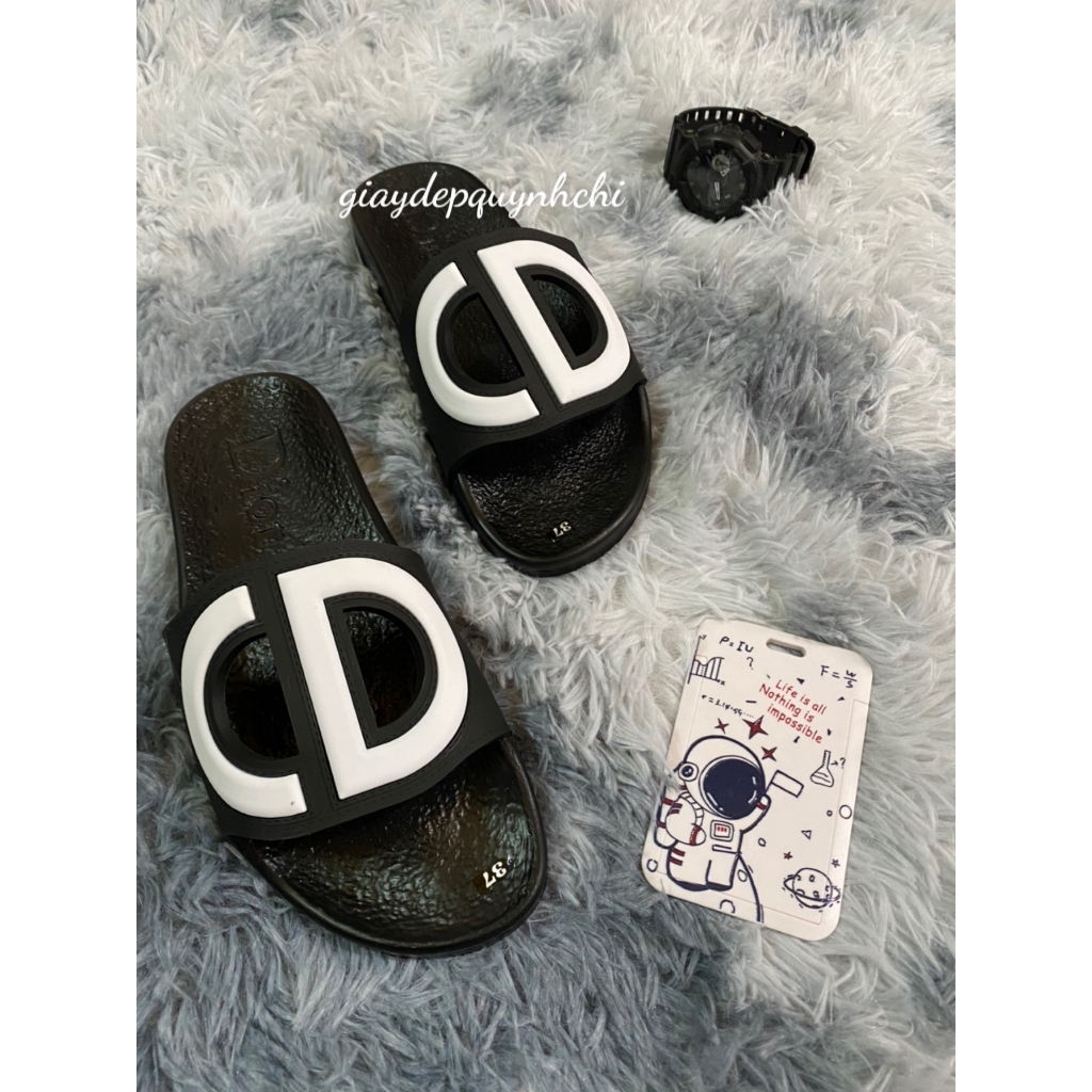 Dép quai ngang Nam D.I.O.R CD Hàng Mới Nhất - Dép Quai Ngang Nam