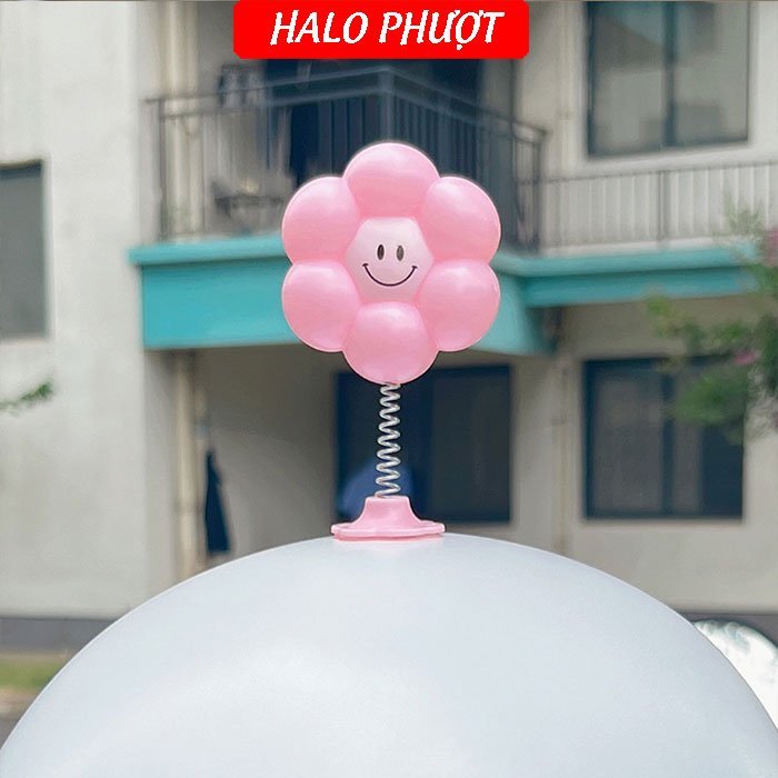 Bông hoa gắn nón bảo hiểm- oto - nhiều màu