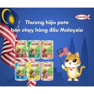 Pate lon kucinta 400g siêu thịt cá cho mèo