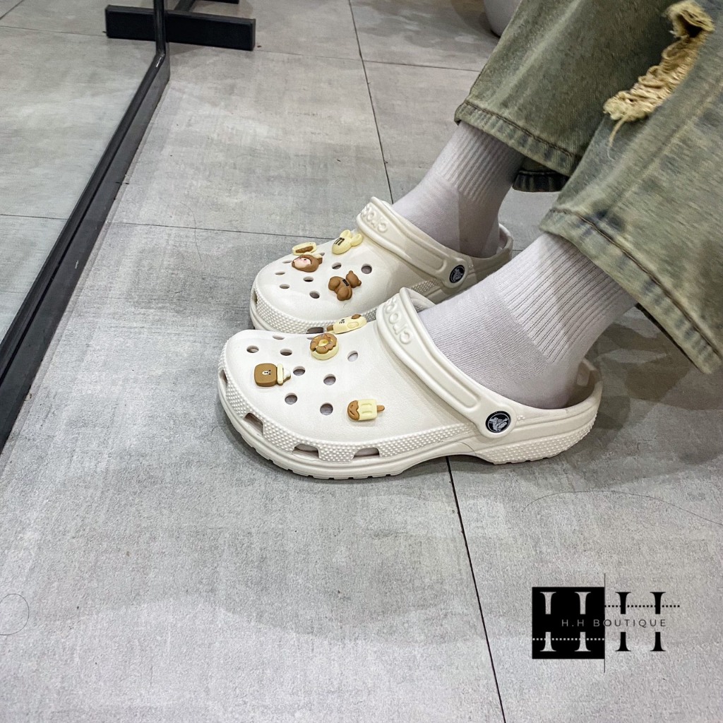 Dép Crocs CHÍNH HÃNG Dép Crocs classic hàng chuẩn tặng kèm chram - cinghutag