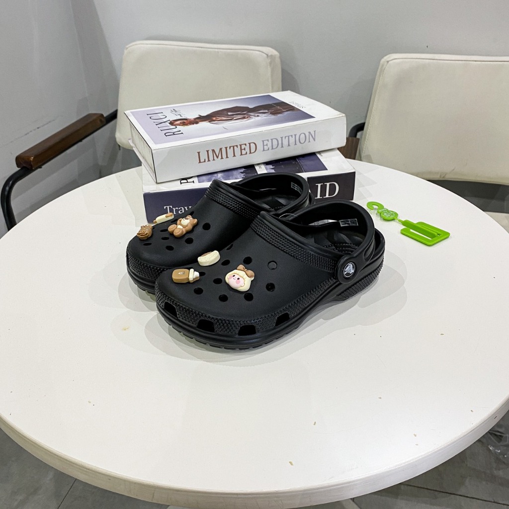 Dép Crocs CHÍNH HÃNG Dép Crocs classic hàng chuẩn tặng kèm chram - cinghutag