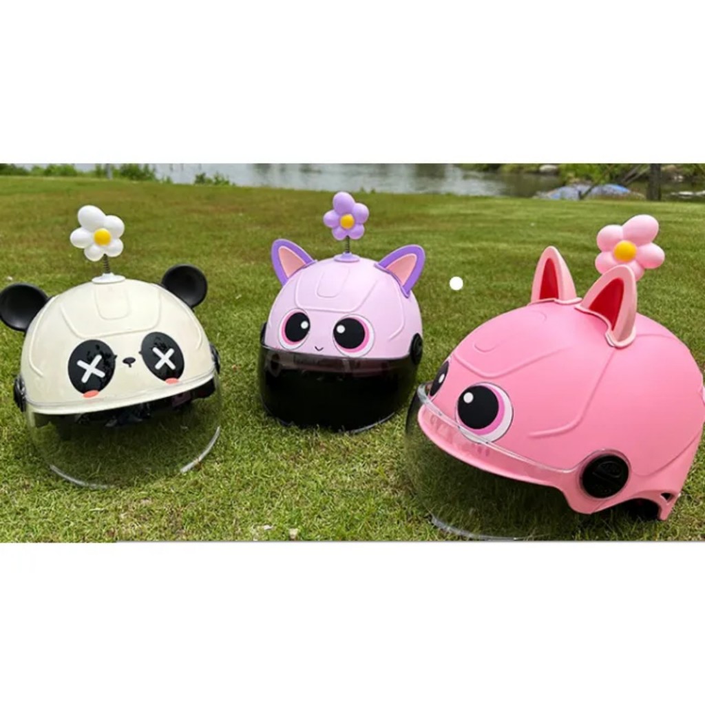 Bông Hoa Trang Trí Mũ Bảo Hiểm Cute, Phụ Kiện Gắn Nón Bảo Hiểm Nhiều Màu Lựa Chọn