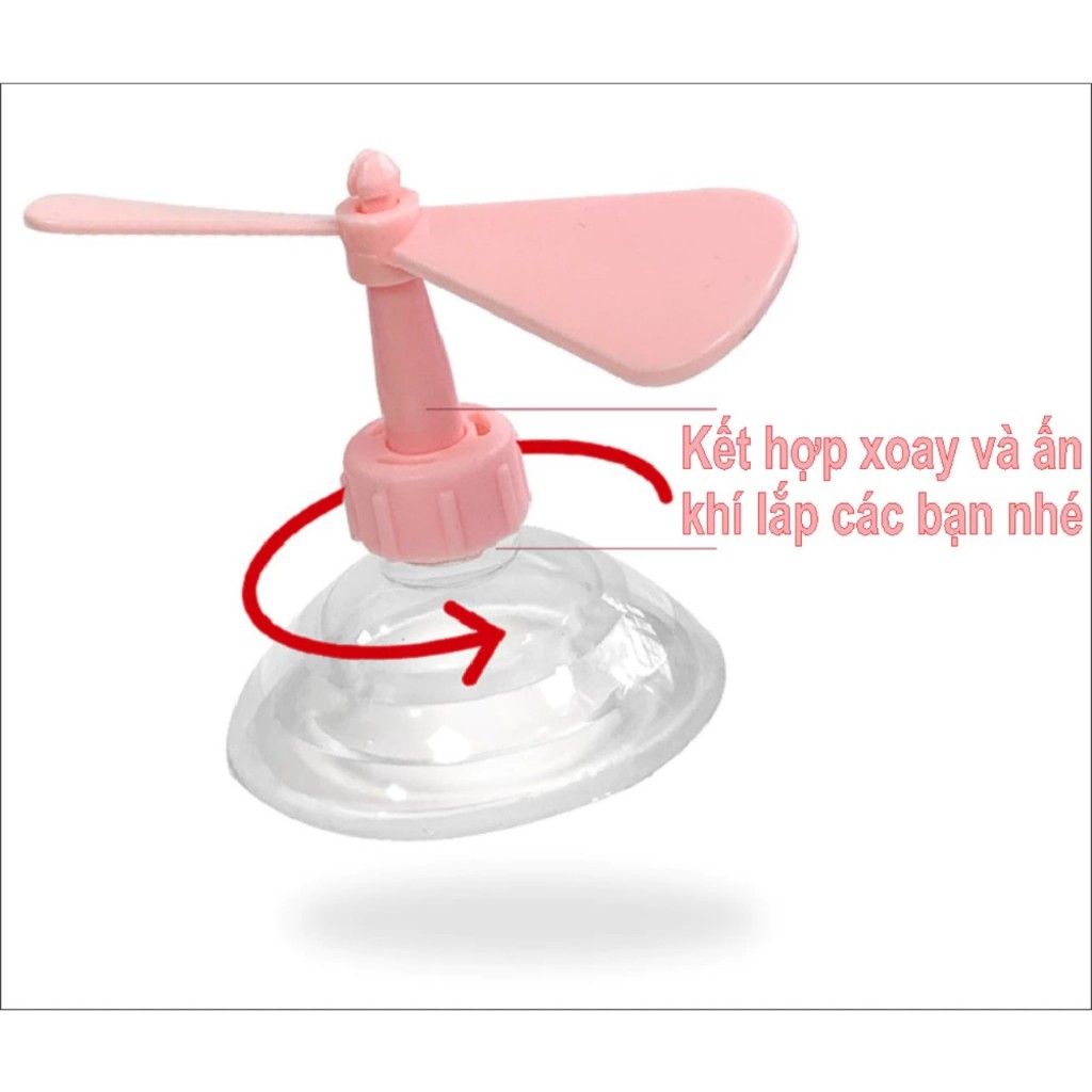 Chong Chóng Gắn Mũ Bảo Hiểm, Phụ Kiện Trang Trí Nón Bảo Hiểm