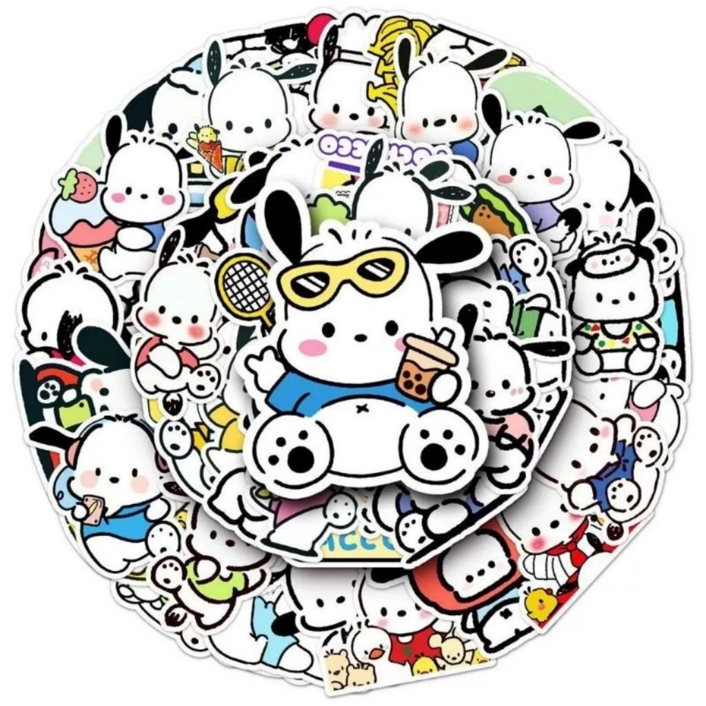 Set 12 Sticker ngẫu nhiên dán nón bảo hiểm, điện thoại, laptop, sổ tay, chống thấm nước siêu cute