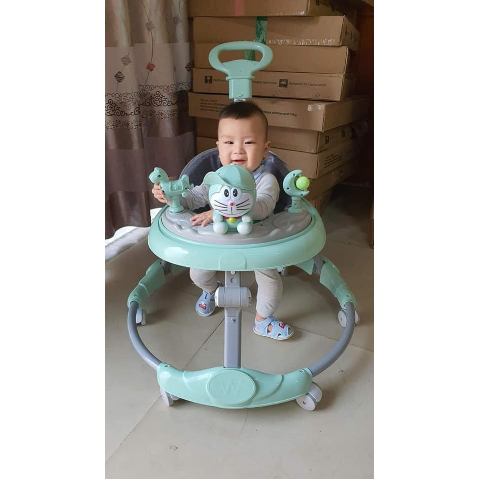 Xe tròn tập đi cho bé 2in1-có nhạc và đèn