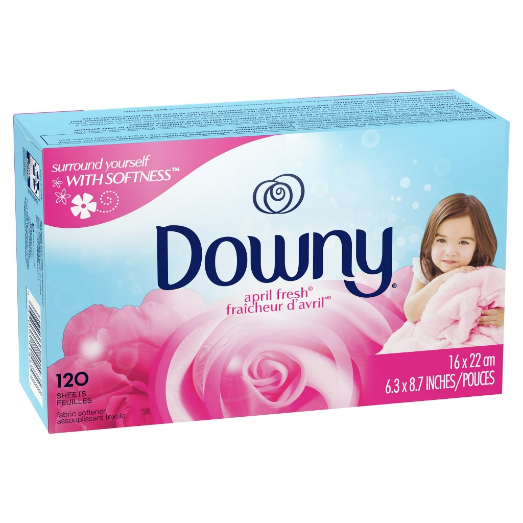 Giấy thơm Downy April Fresh hộp 120 tờ làm mềm vải khi sấy