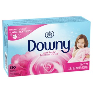 Giấy thơm Downy April Fresh hộp 120 tờ làm mềm vải khi sấy