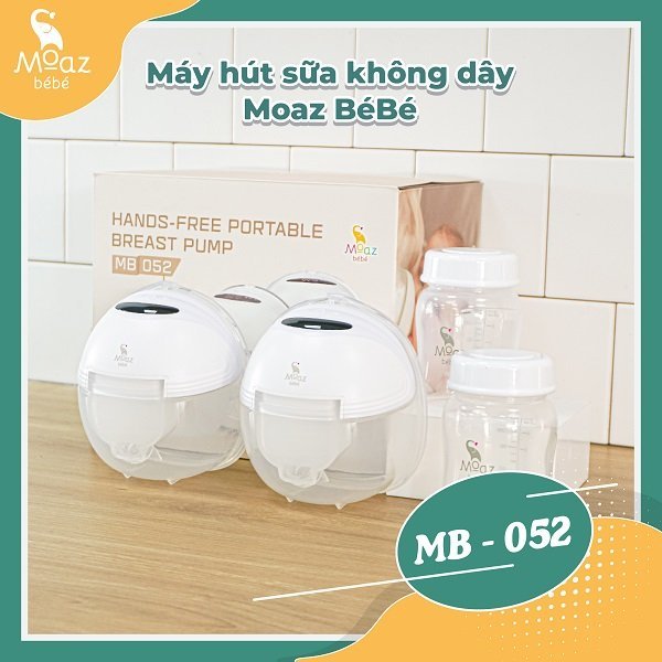 Máy hút sữa không dây Moaz BéBé MB052 - Bảo hành chính hãng