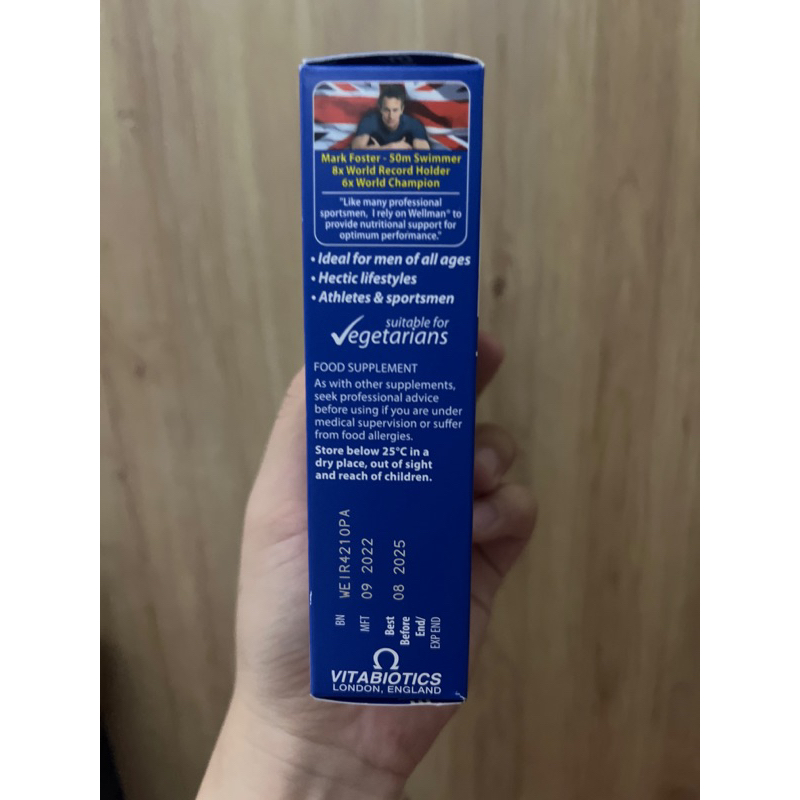 Viên uống WELLMAN hỗ trợ tăng cường sức khoẻ cho phái mạnh hộp 30 viên