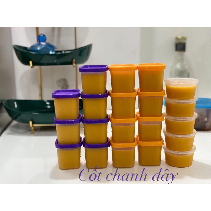 Set 8h mini 80ml tupperware trữ đồ ăn cho bé, làm sữa chua nhà nào cũng cần