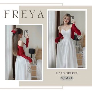 🛍Set váy nữ 🛍Set đầm trắng hai dây cúp ngực dáng xoè mix kèm áo khoác tăm đỏ,Váy trắng dáng midi mix kèm áo khoác tăm