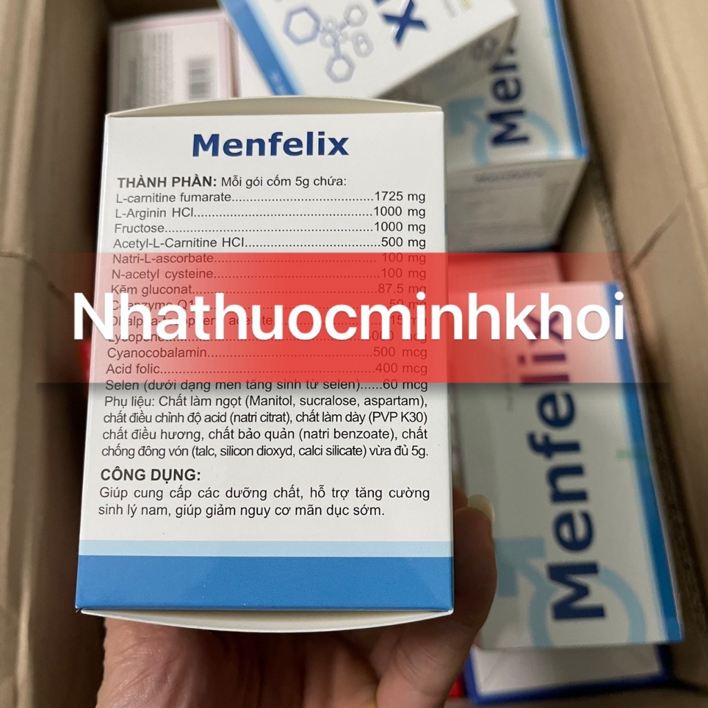 Menfelix viên uống bổ tinh trùng cho nam giới