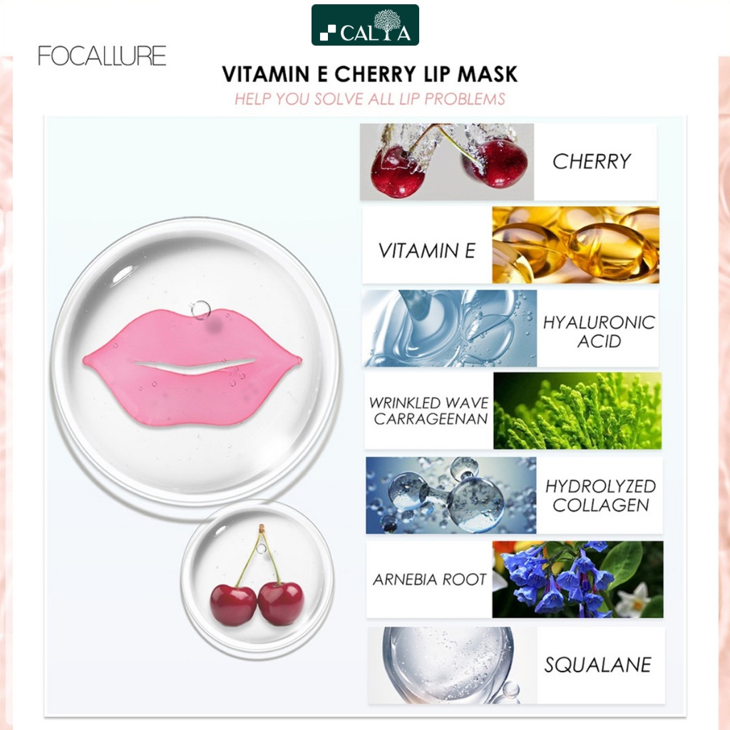Mặt Nạ Môi Focallure Dưỡng Ẩm Cho Môi - Focallure Collagen Crystal Moisturizing Lip 10g FA-SC01/2