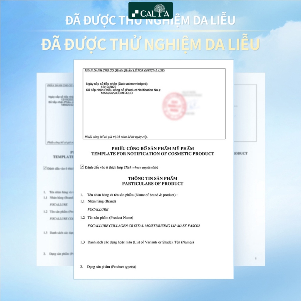 Mặt Nạ Môi Focallure Dưỡng Ẩm Cho Môi - Focallure Collagen Crystal Moisturizing Lip 10g FA-SC01/2