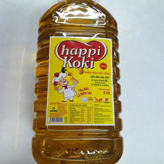 Dầu ăn happi koki bình 5 lít