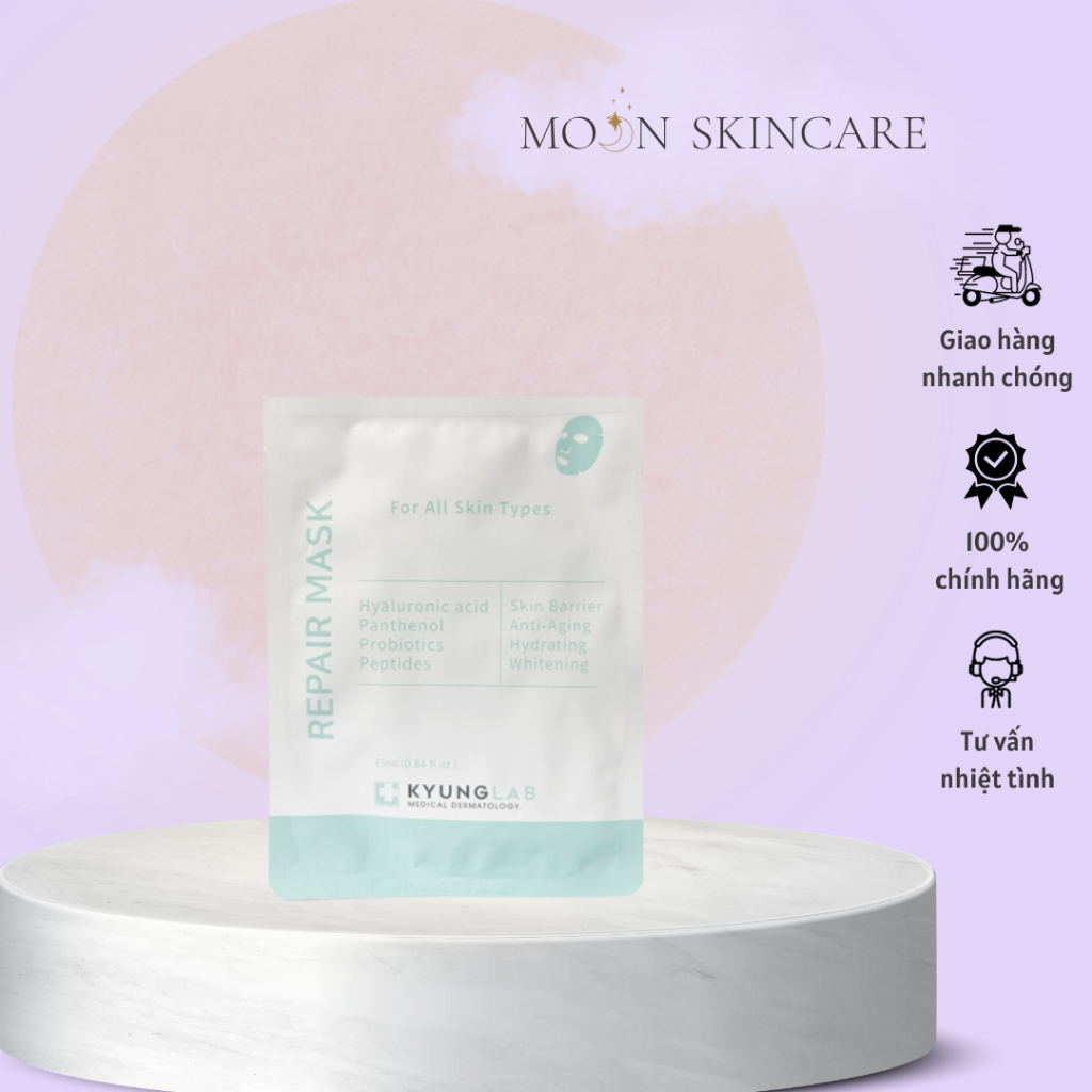 1 Miếng Mặt Nạ Dưỡng Ẩm Phục Hồi Tái Tạo Da Kyung Lab Repair Mask
