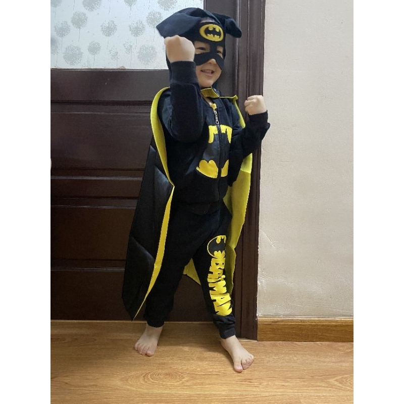 Bộ Halloween - Batman cho bé trai kèm choàng và mặt nạ