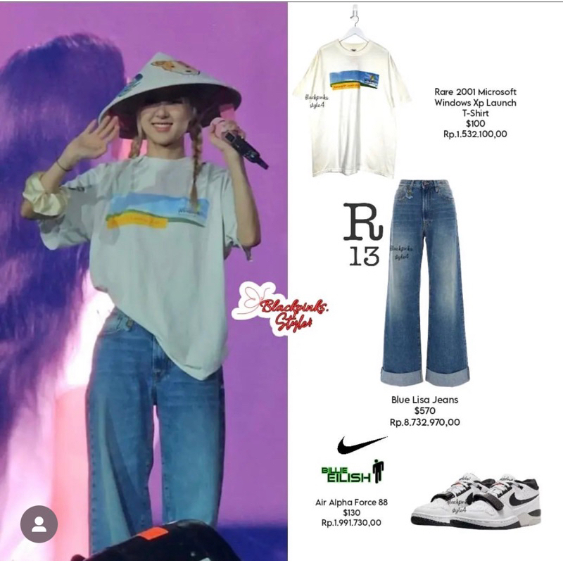 Giày Ni.ke Air Alpha Force giống Rosé & Lisa Blackpink