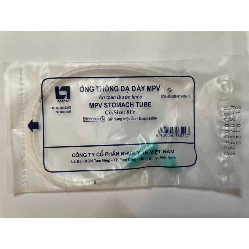 Ống thông dạ dày, sonde da dày, cho ăn các cỡ