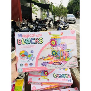 Đồ chơi Lắp ráp mô hình bánh răng xoay 83 chi tiết ,Xếp Hình Lego Giáo Dục Thông Minh Cho Bé