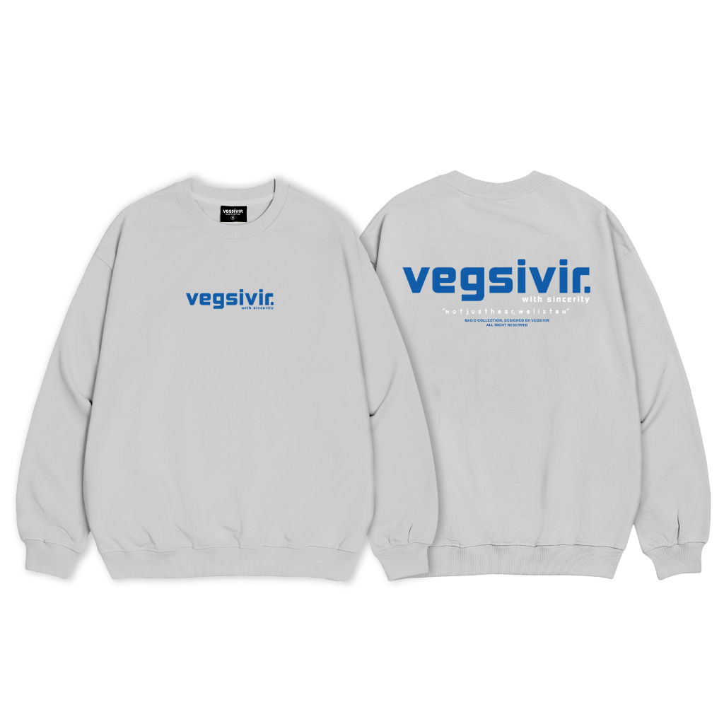 Áo sweater nỉ chân cua Vegsivir - BASIC SS2